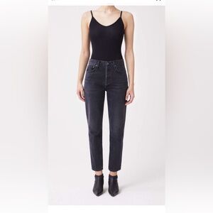 Agolde Fen High Rise Relaxed Tapered Jean in Shambles Size 24